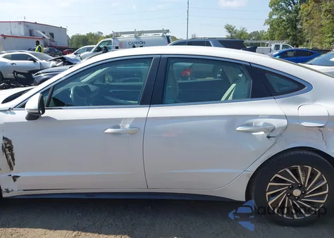 2023 Hyundai Sonata Hybrid Sel z USA, uszkodzony, nr VIN KMHL34JJXPA067529